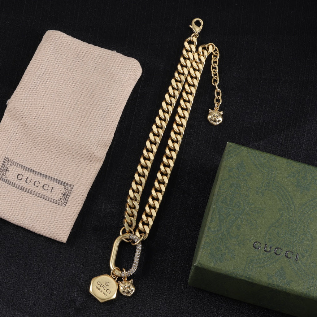 Cube Pendant and Chain Set