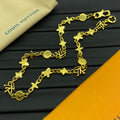 Mixed Shape All-Over Charm Station Necklace & Bracelet Set