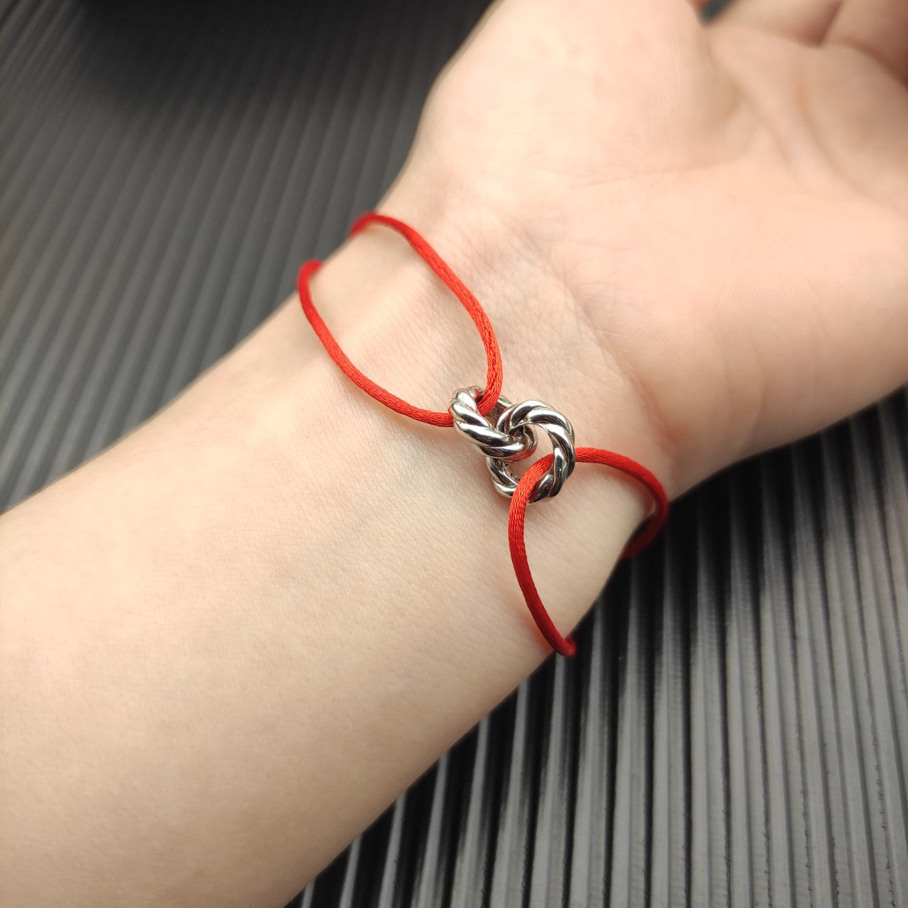 Interlocking Knot Cord Bracelet