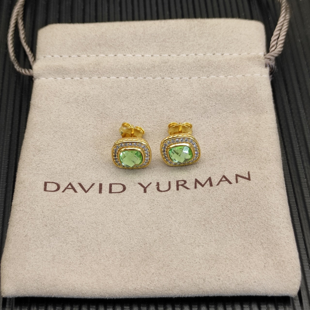 Multi-Color Cushion Stone Pavé Set