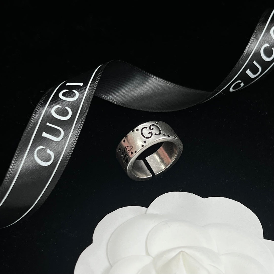 Silver Logo Dog Tag Jewelry Set