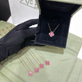 Rose Pink Single-Flower Necklace