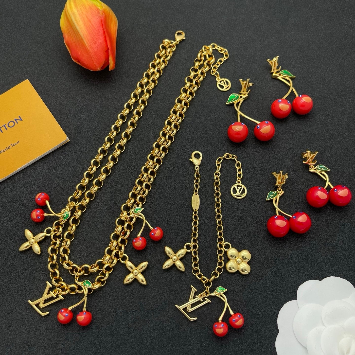 Cherry Blossom Charm Set