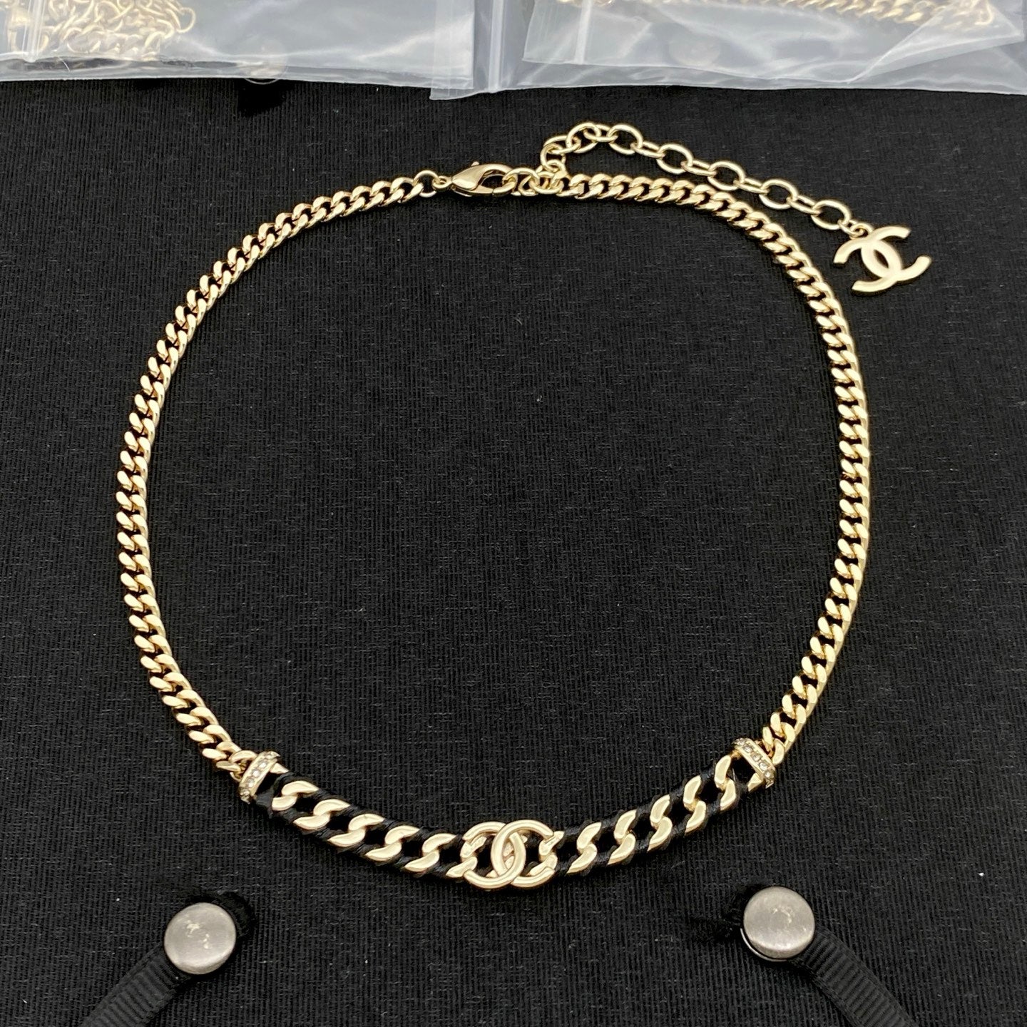 Two-Tone Double Layer Cuban Chain Necklace