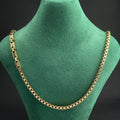 Chunky Box Chain Statement Necklace in Gold / Silver