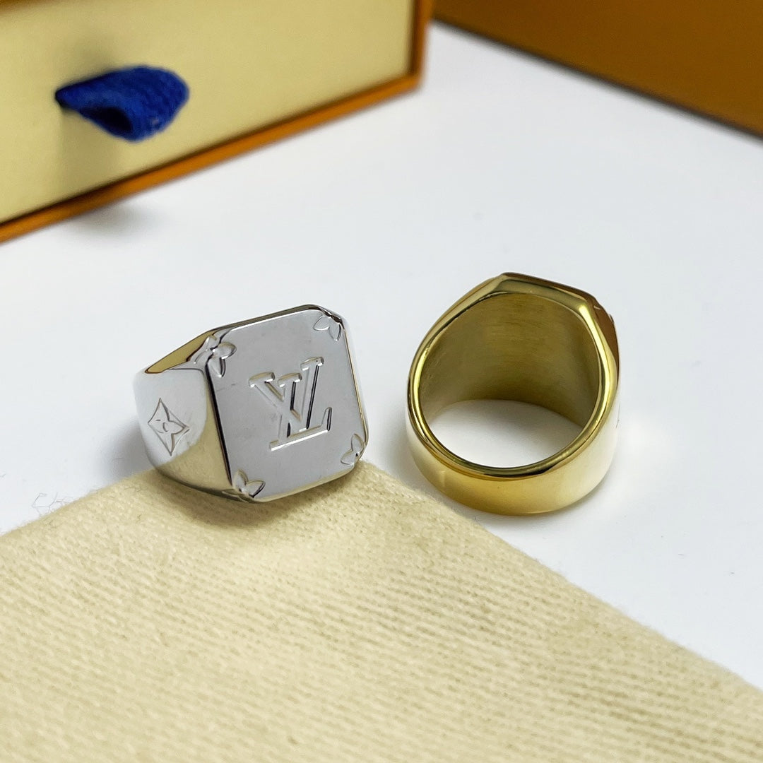 Men's Steel-Stamped Ring