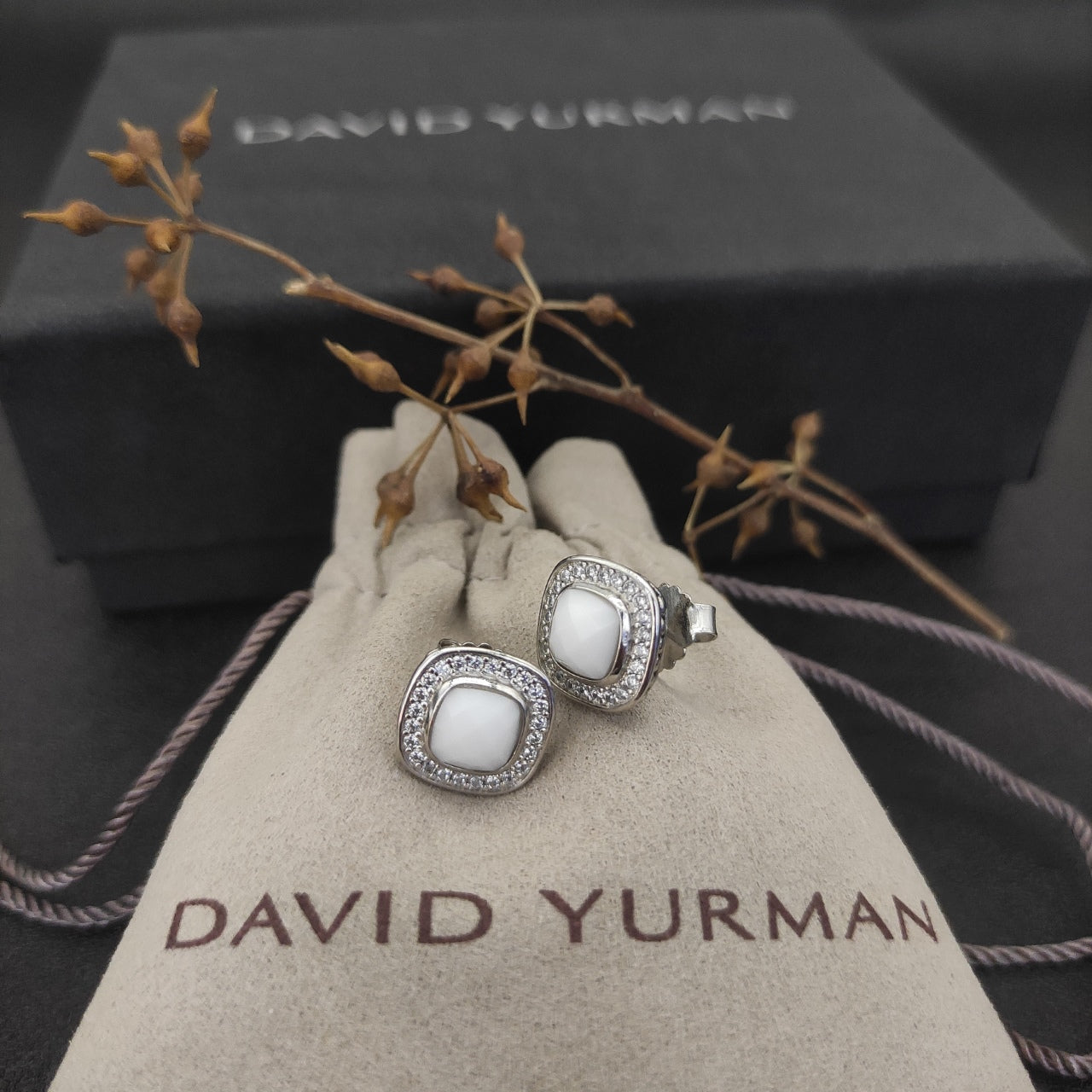 Multi-Color Cushion Stone Pavé Set