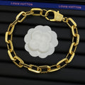 Bold Monogram Chain Link Jewelry Set