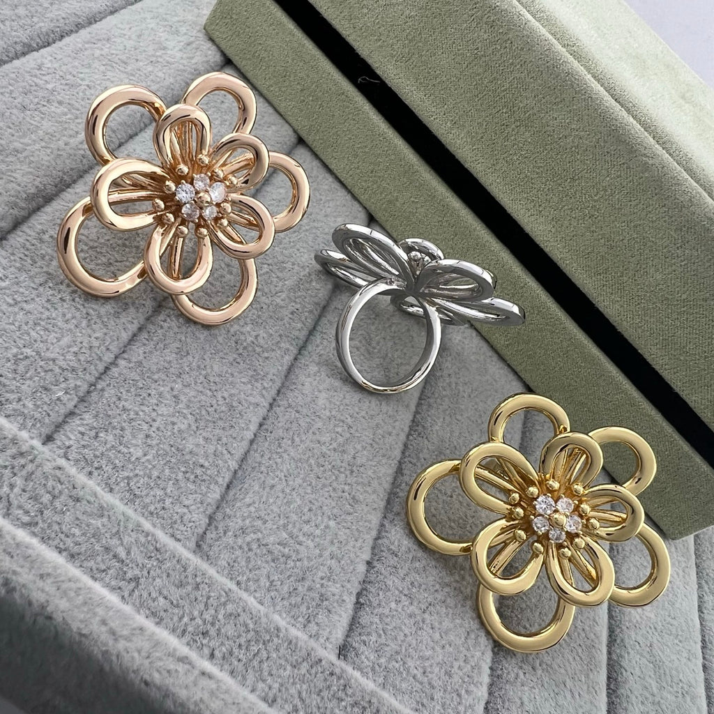 Lace Sunflower Ring