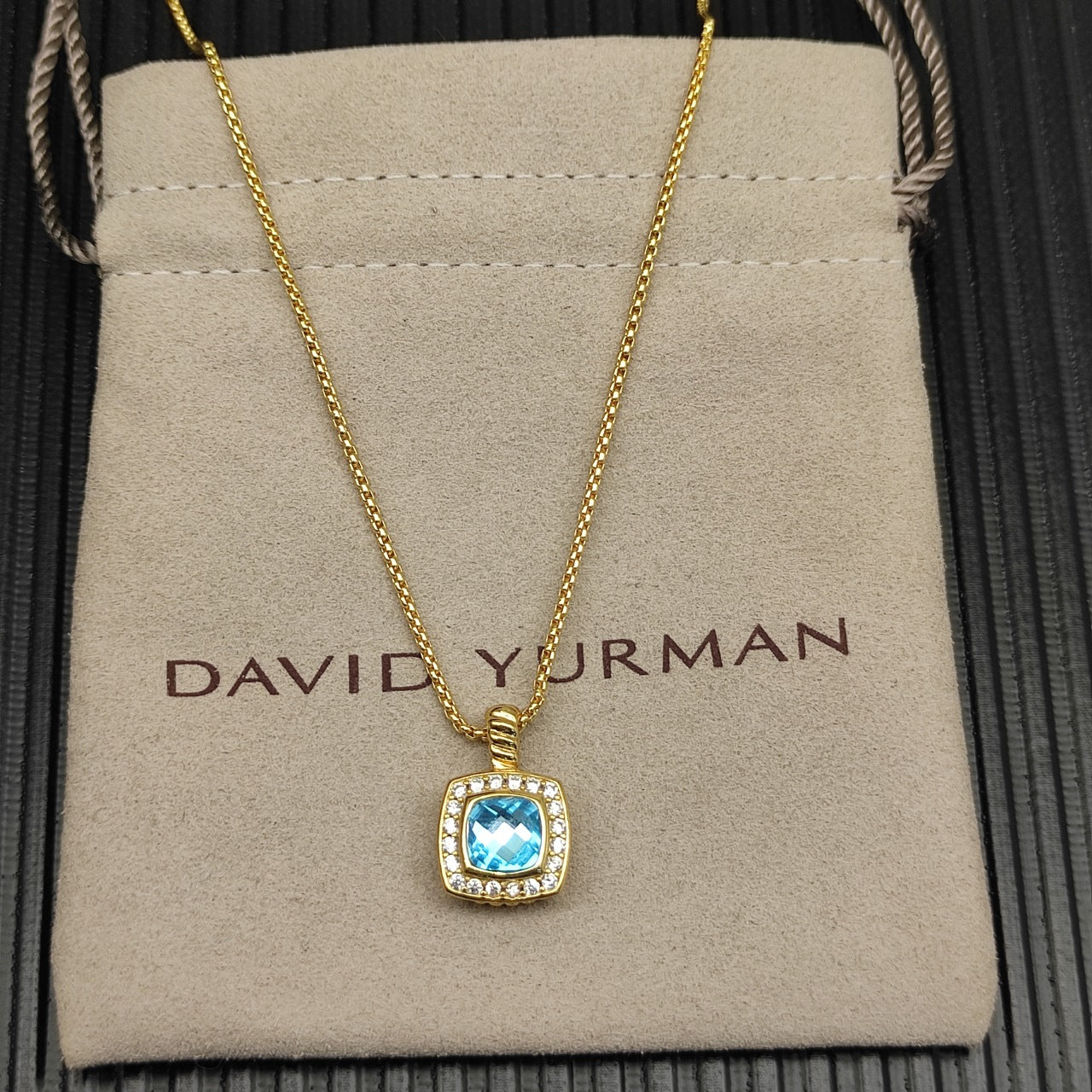 Multi-Color Cushion Stone Pavé Set