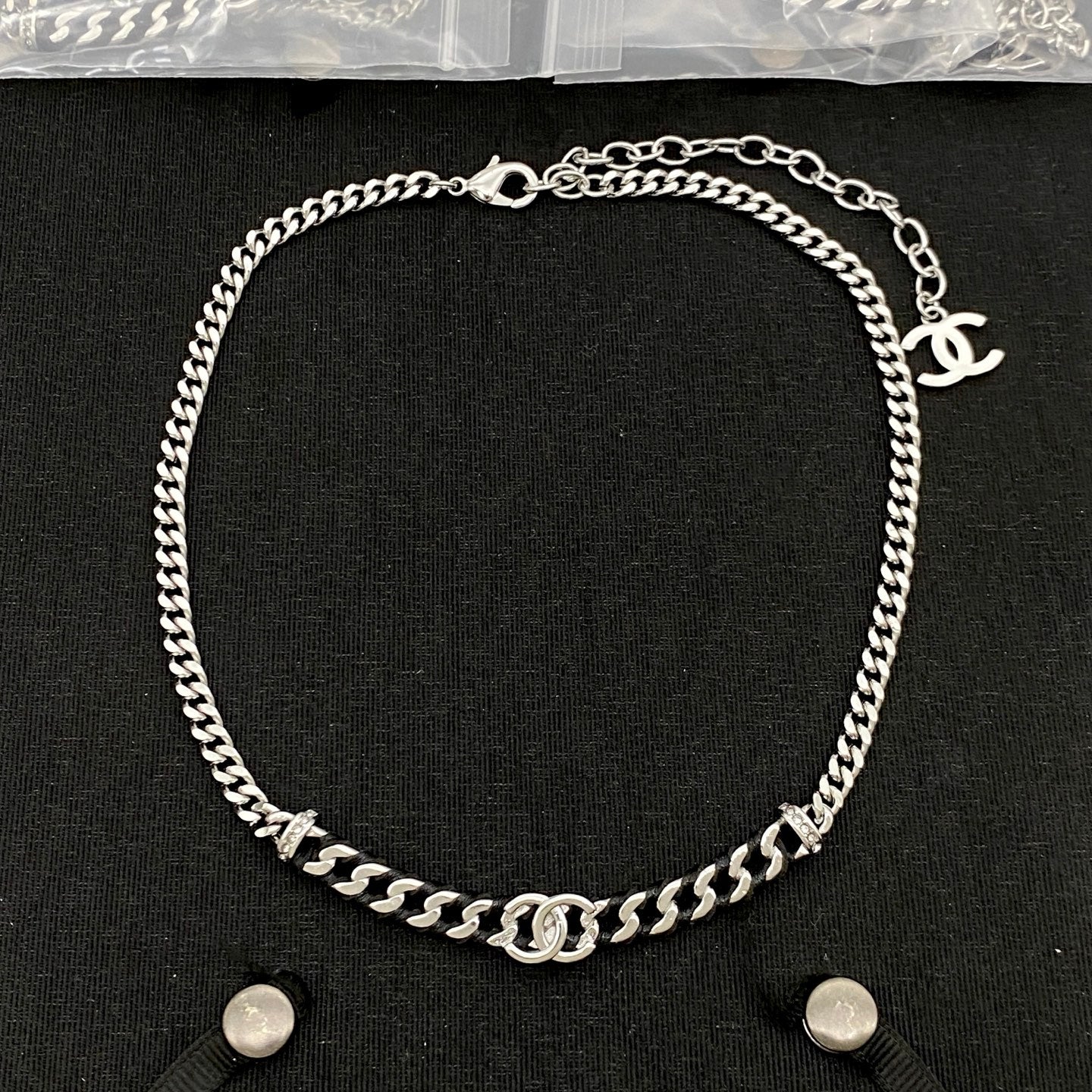 Two-Tone Double Layer Cuban Chain Necklace
