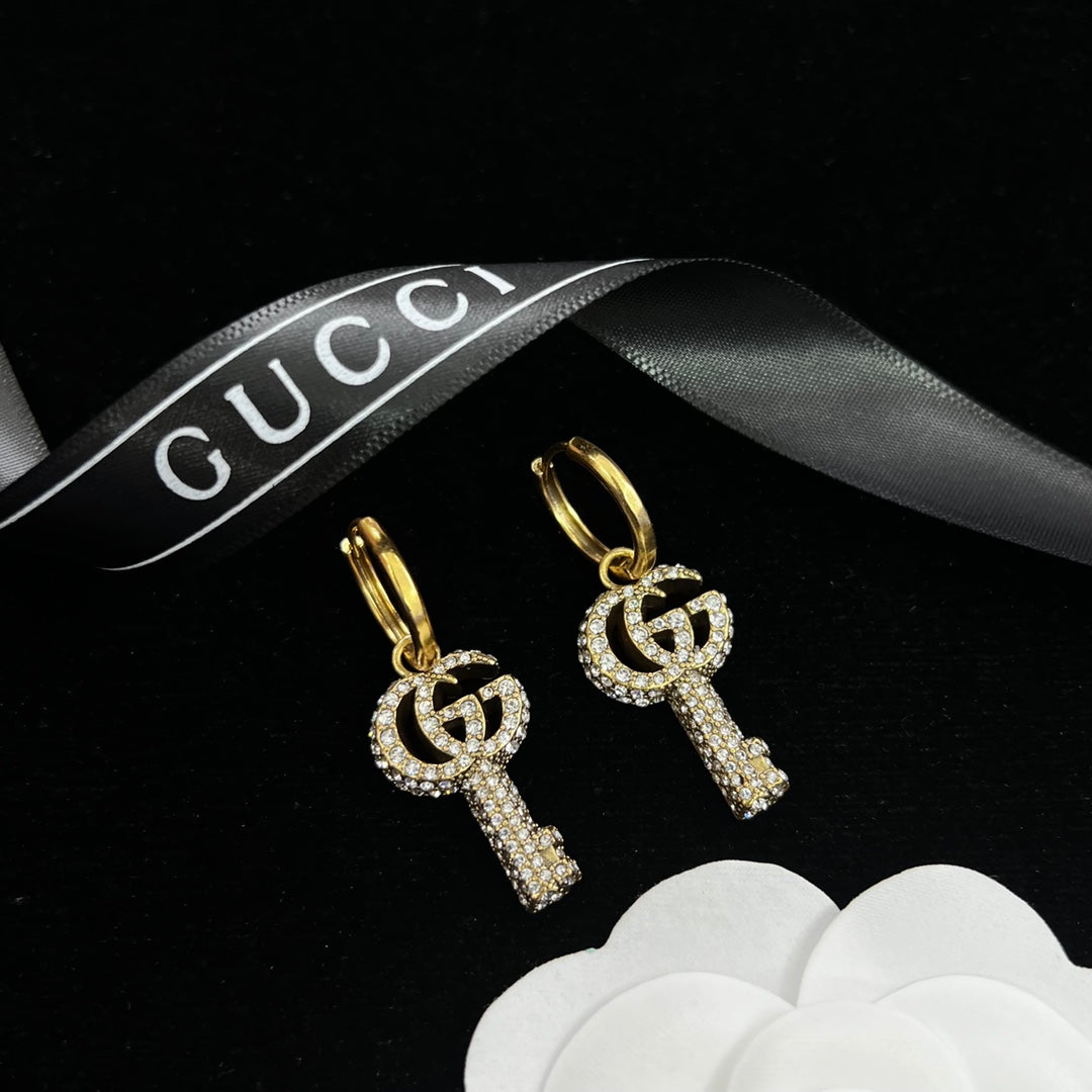 Crystal Key Logo Jewelry Set