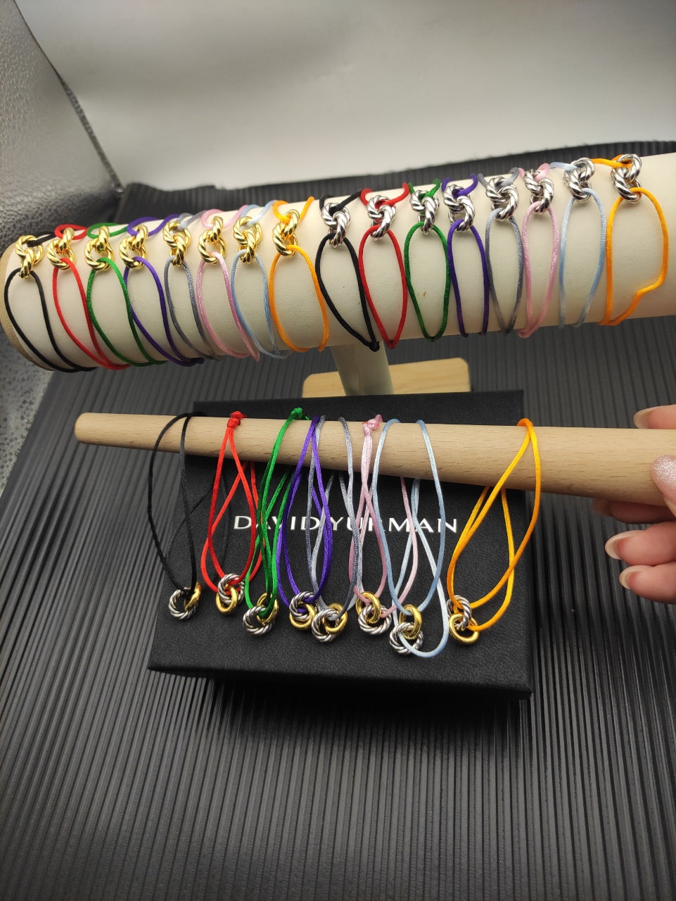 Interlocking Knot Cord Bracelet