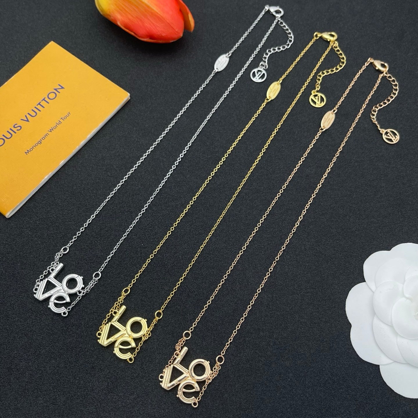 LOVE Letter Pendant Necklace