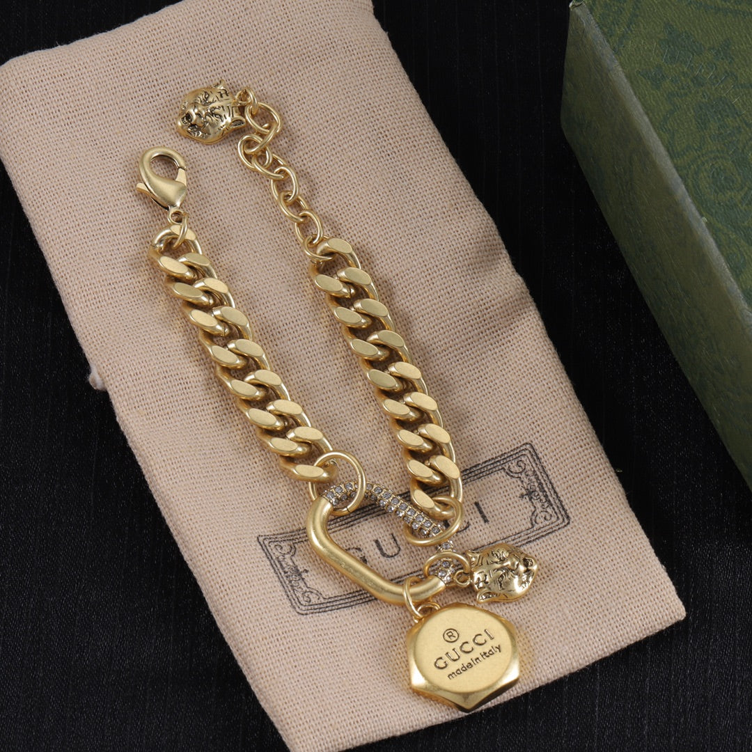 Cube Pendant and Chain Set