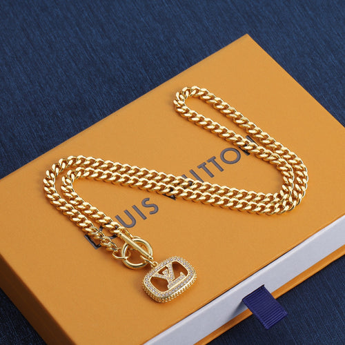 Chunky Cuban Chain Toggle Clasp Jewelry Set