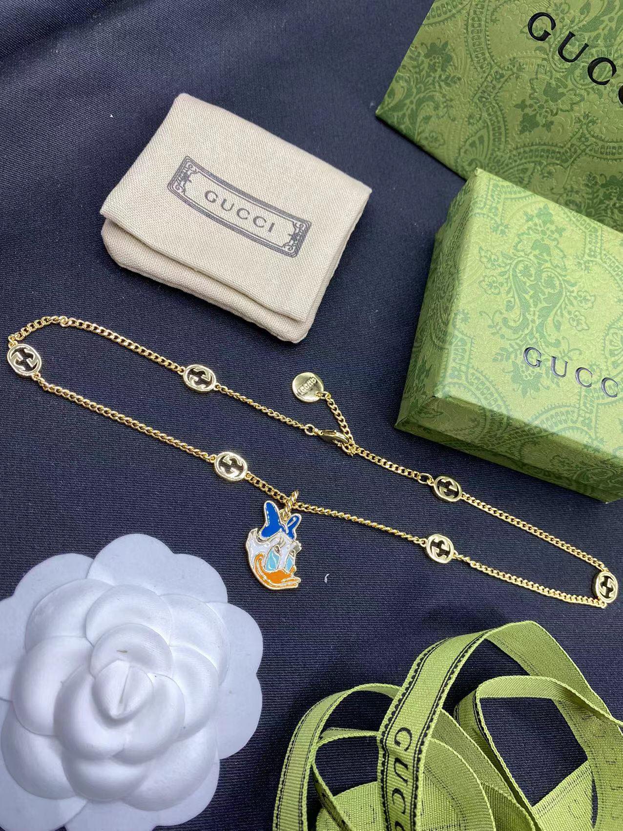 Cartoon Enamel Charm Jewelry Set