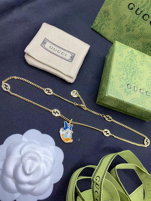 Cartoon Enamel Charm Jewelry Set