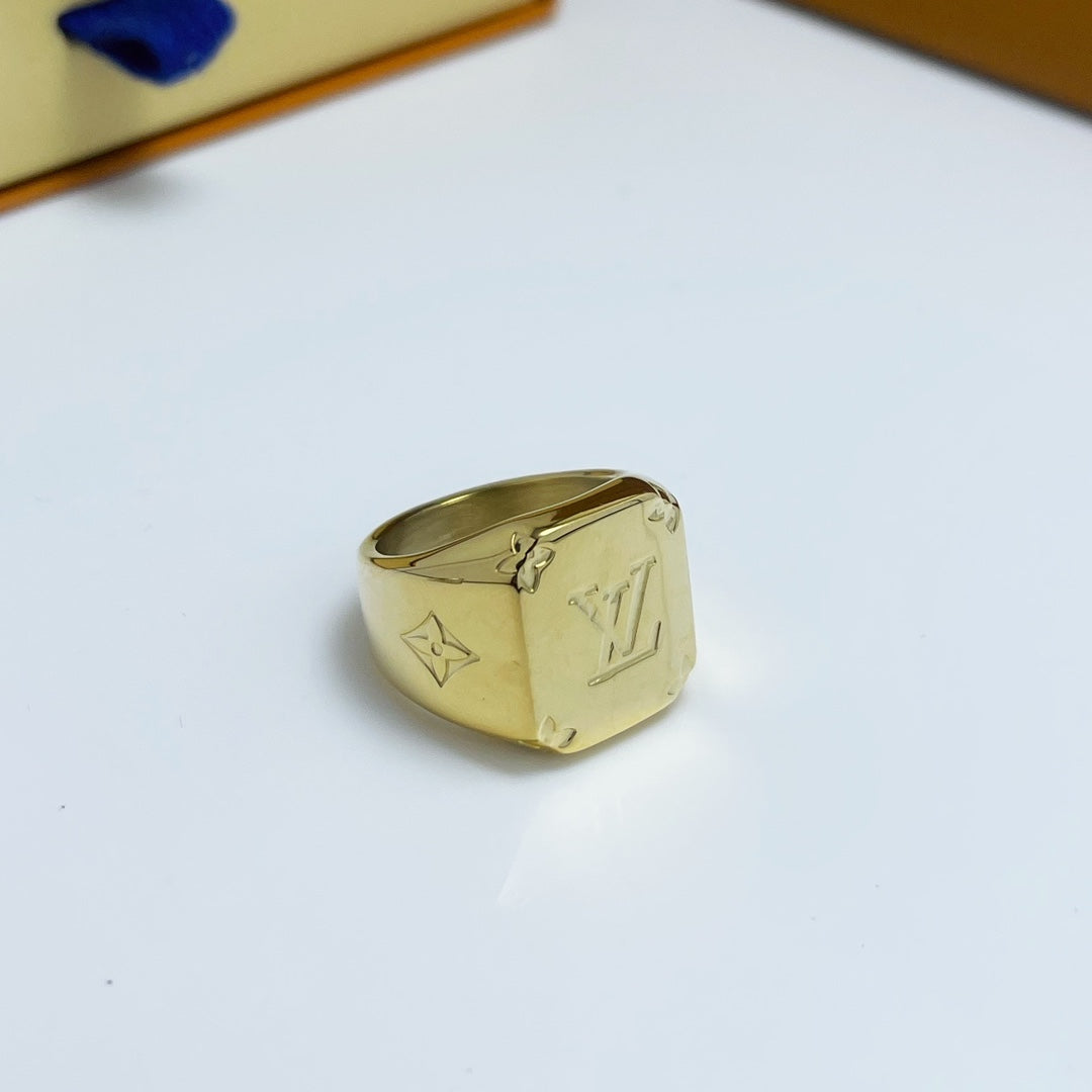 Men's Steel-Stamped Ring