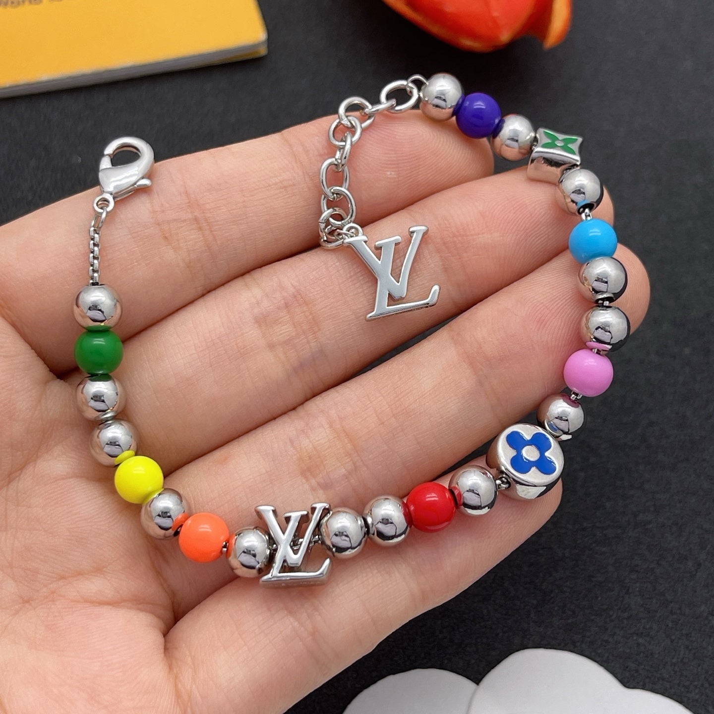 Colorful Beaded Necklace & Bracelet Set
