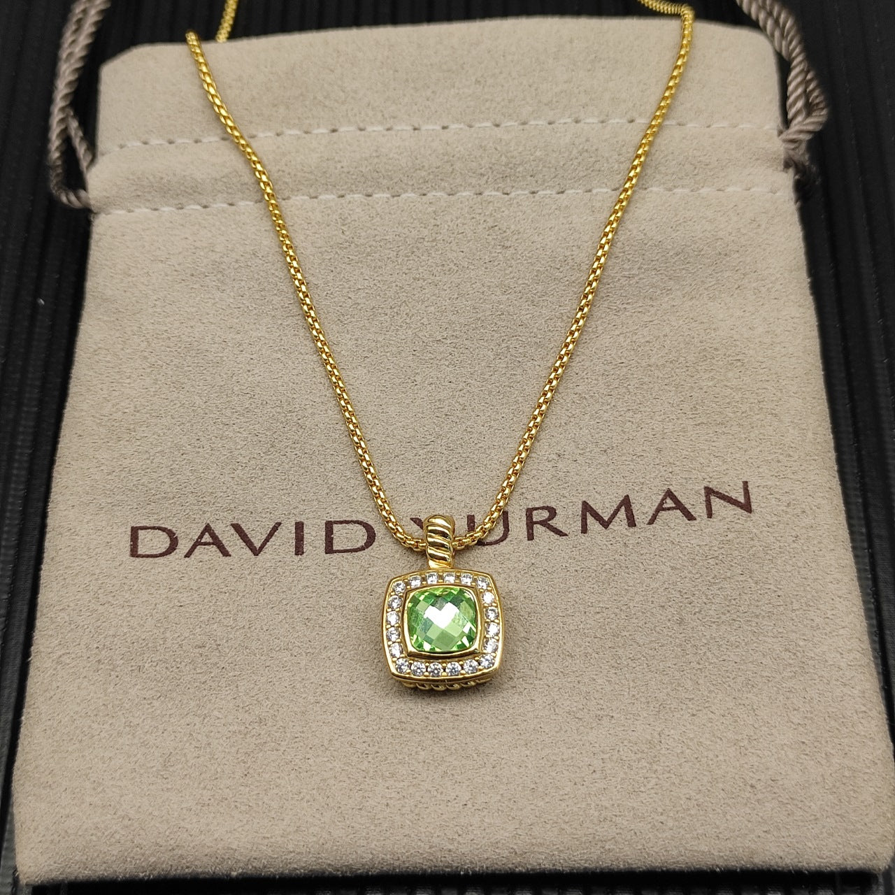 Multi-Color Cushion Stone Pavé Set