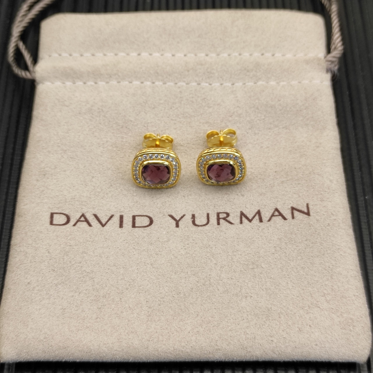 Multi-Color Cushion Stone Pavé Set
