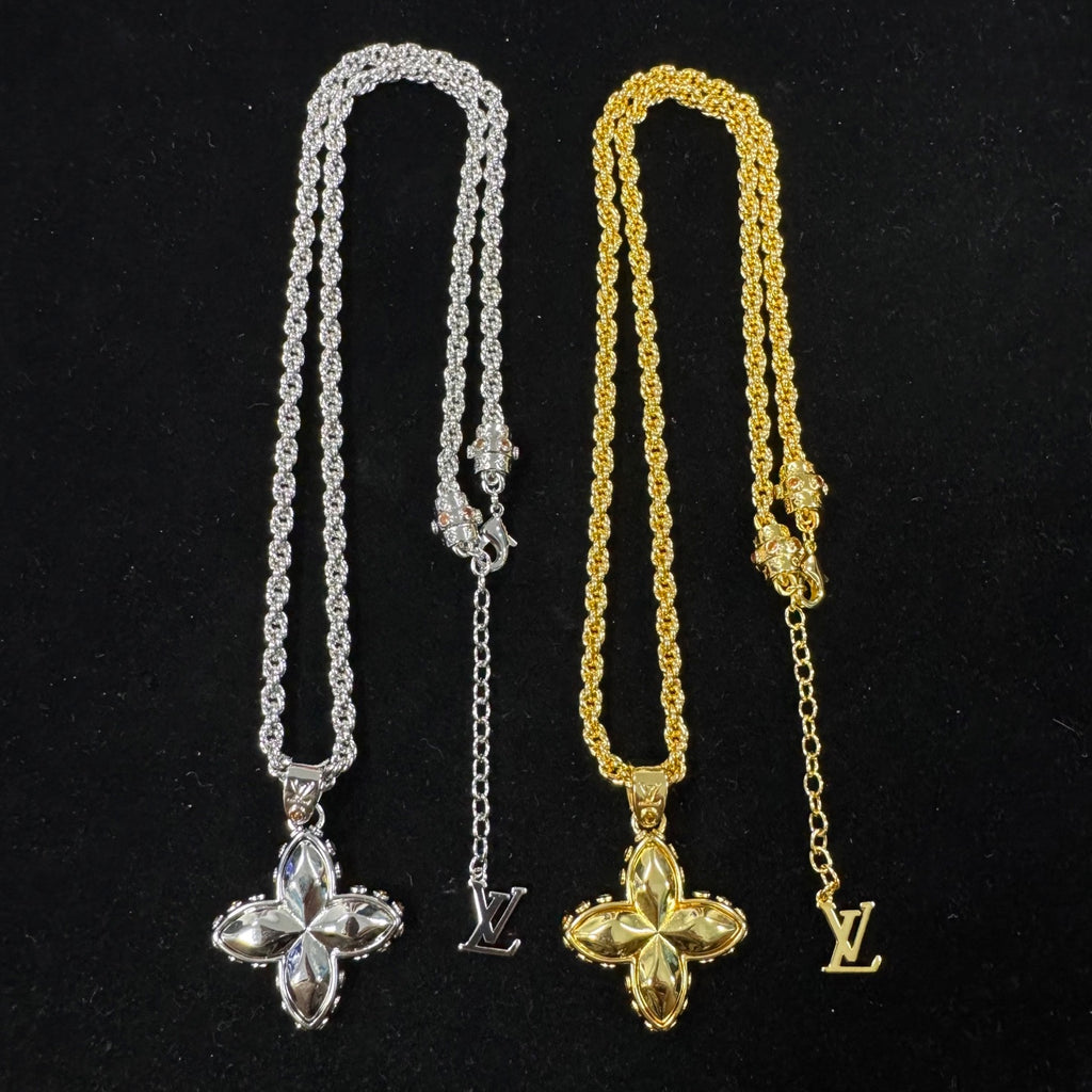 Marquise Bloom Pendant Necklace
