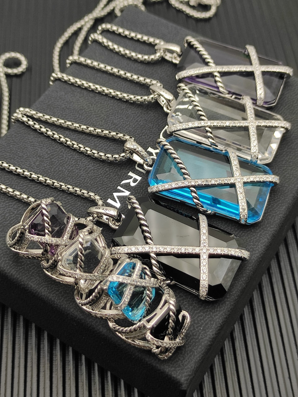 Cable X-Frame Cushion Crystal Set