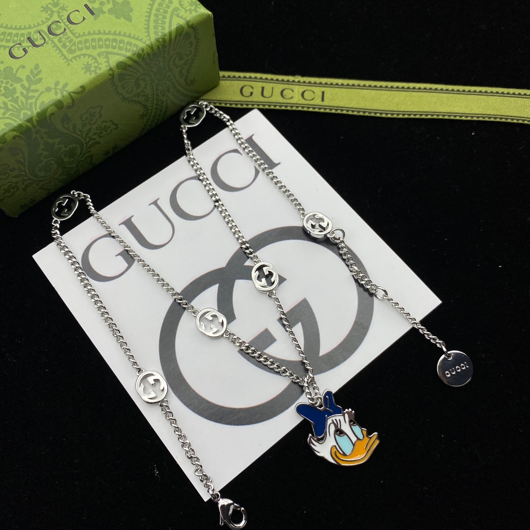 Cartoon Enamel Charm Jewelry Set