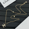 Pearl & CC Scallop Charm Necklace & Bracelet Set