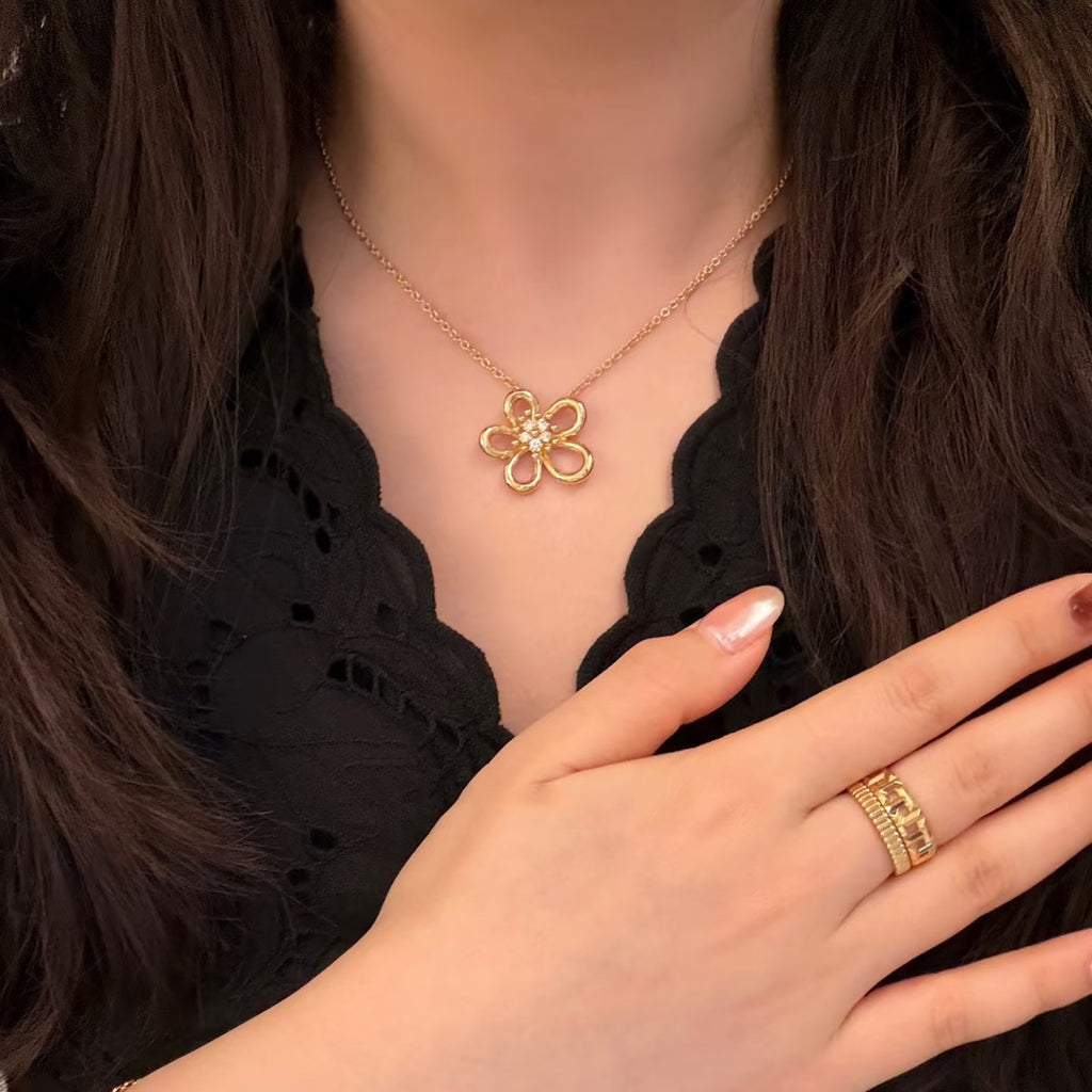 Sunflower Series-Necklace, Earrings, Ring,