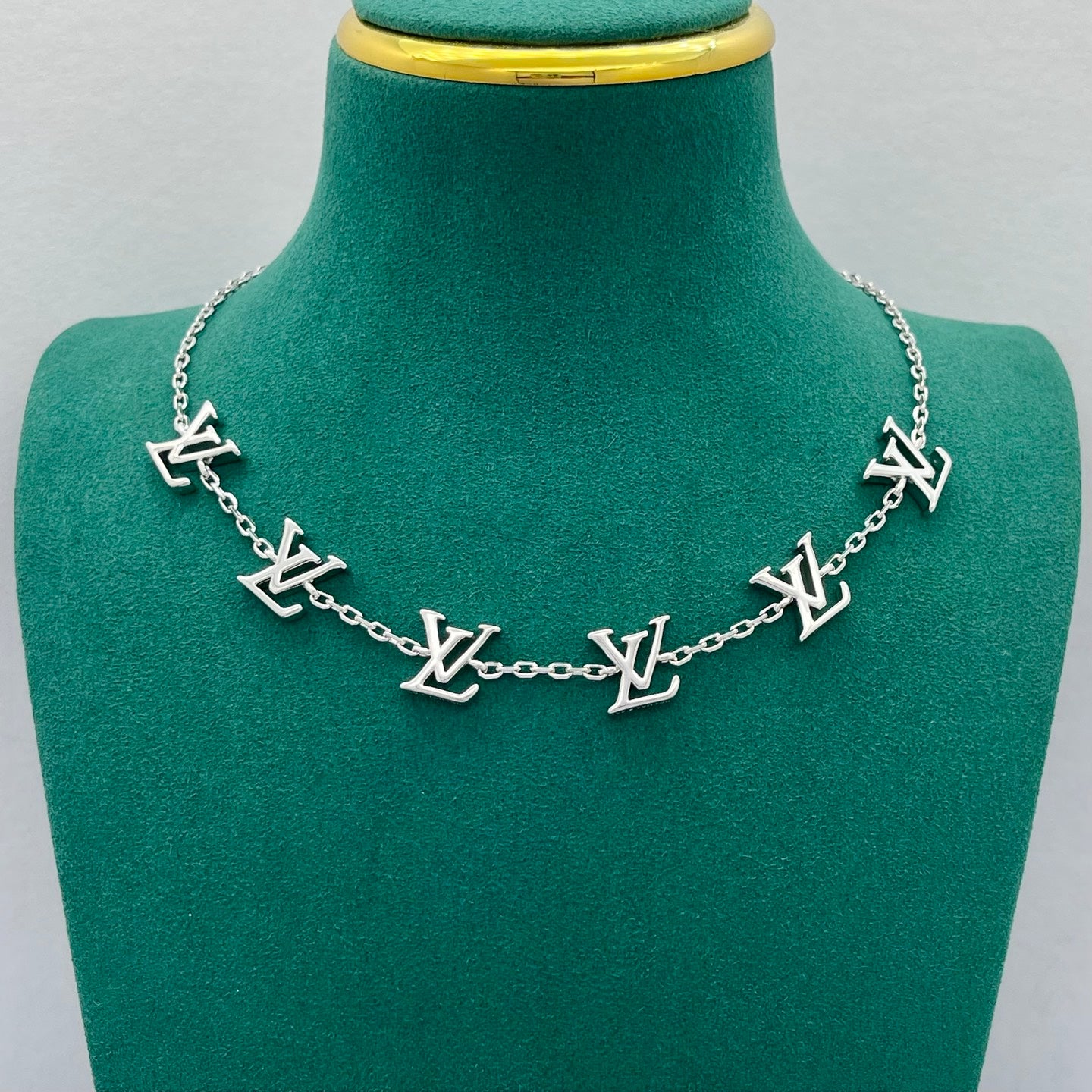 Multi-Letter Charm Station Necklace