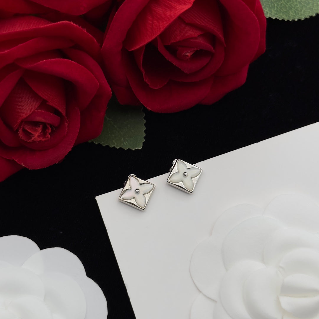 Mother of Pearl Floral Charm 3-Piece Set