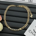 Engraved Chunky Chain Style (Gold/Pink)