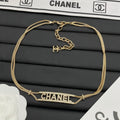 CC Logo with diamonds Necklace