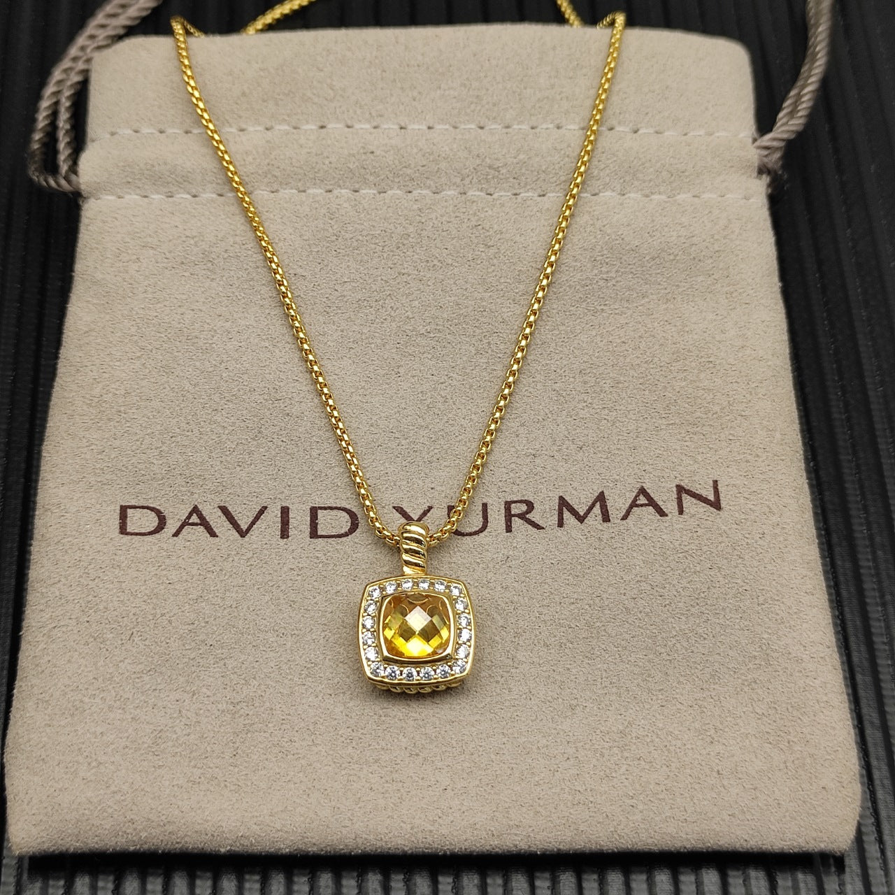 Multi-Color Cushion Stone Pavé Set