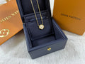 White Mother-of-Pearl Clover Round Disc Pendant Necklace