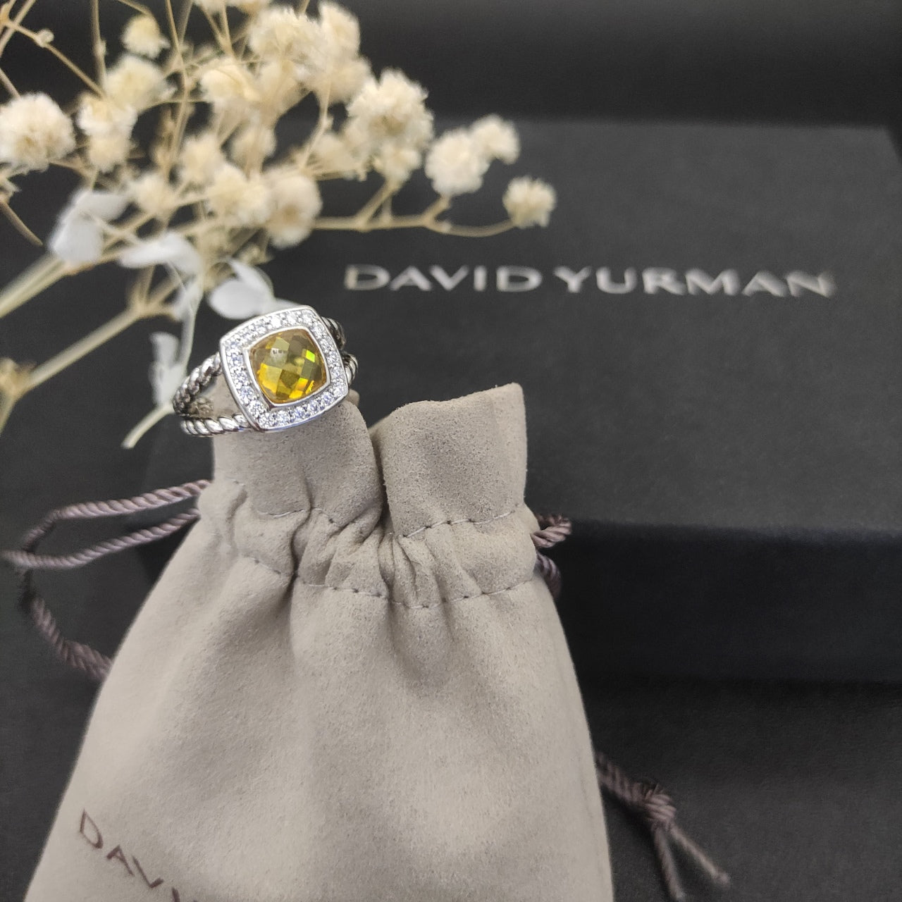 Multi-Color Cushion Stone Pavé Set