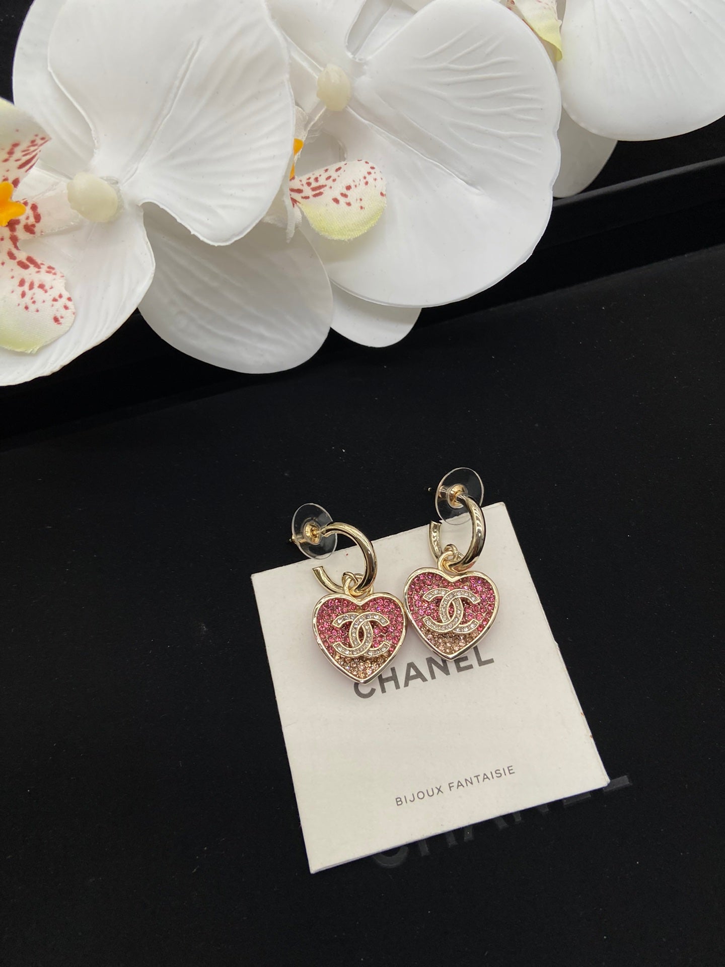 Pink Crystal Heart Set