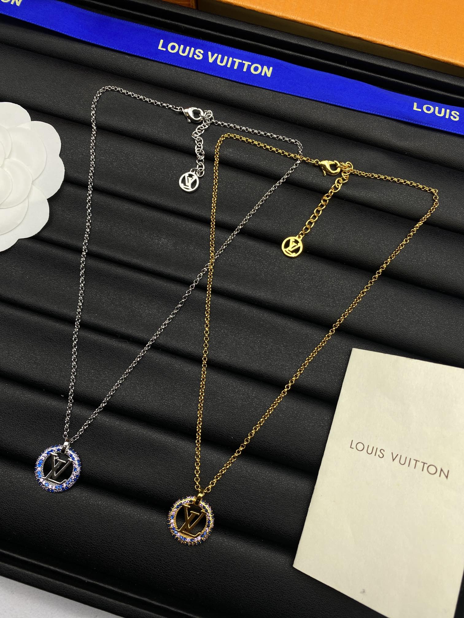 Pavé CZ Open Circle Halo Pendant Cable Chain Necklace