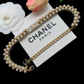 Triple-Row Faux Pearl Cluster Bracelet & Choker Set