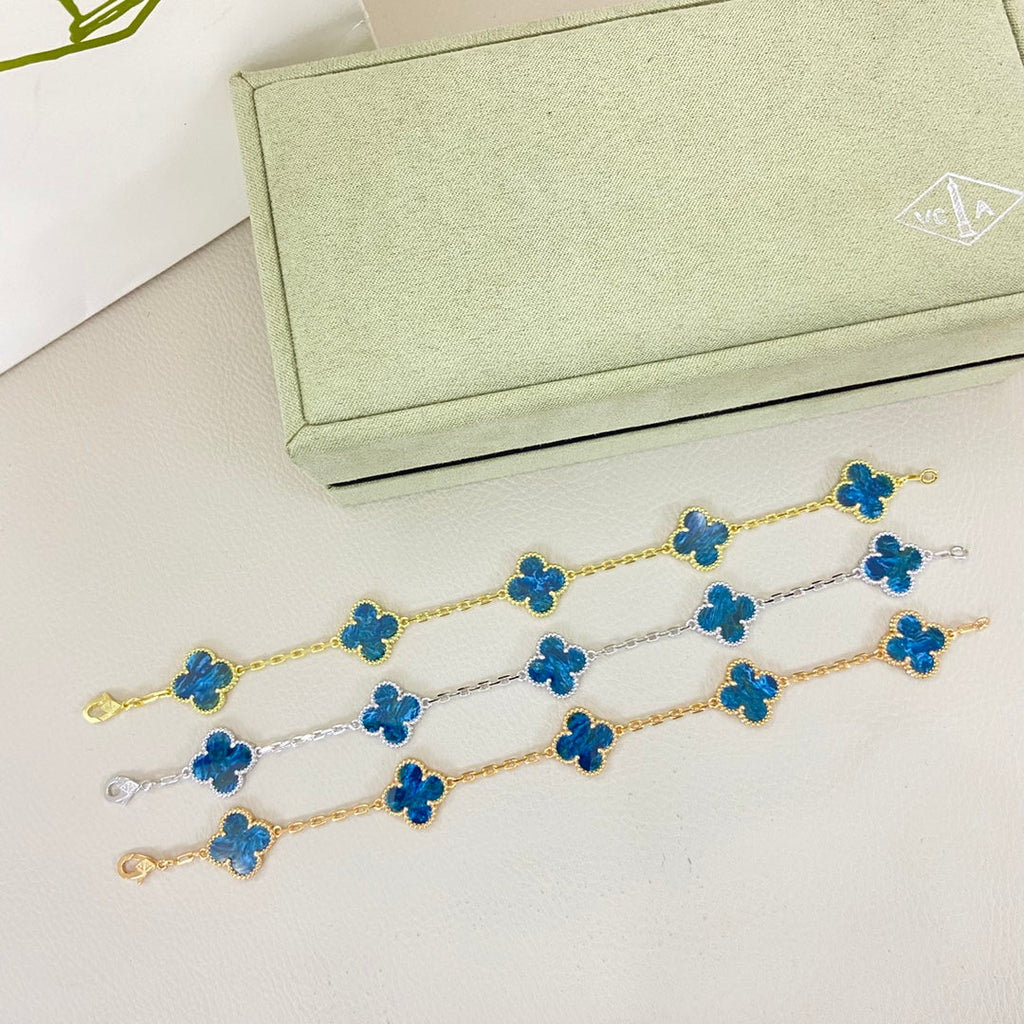 New Peter Green Five-Flower Bracelet