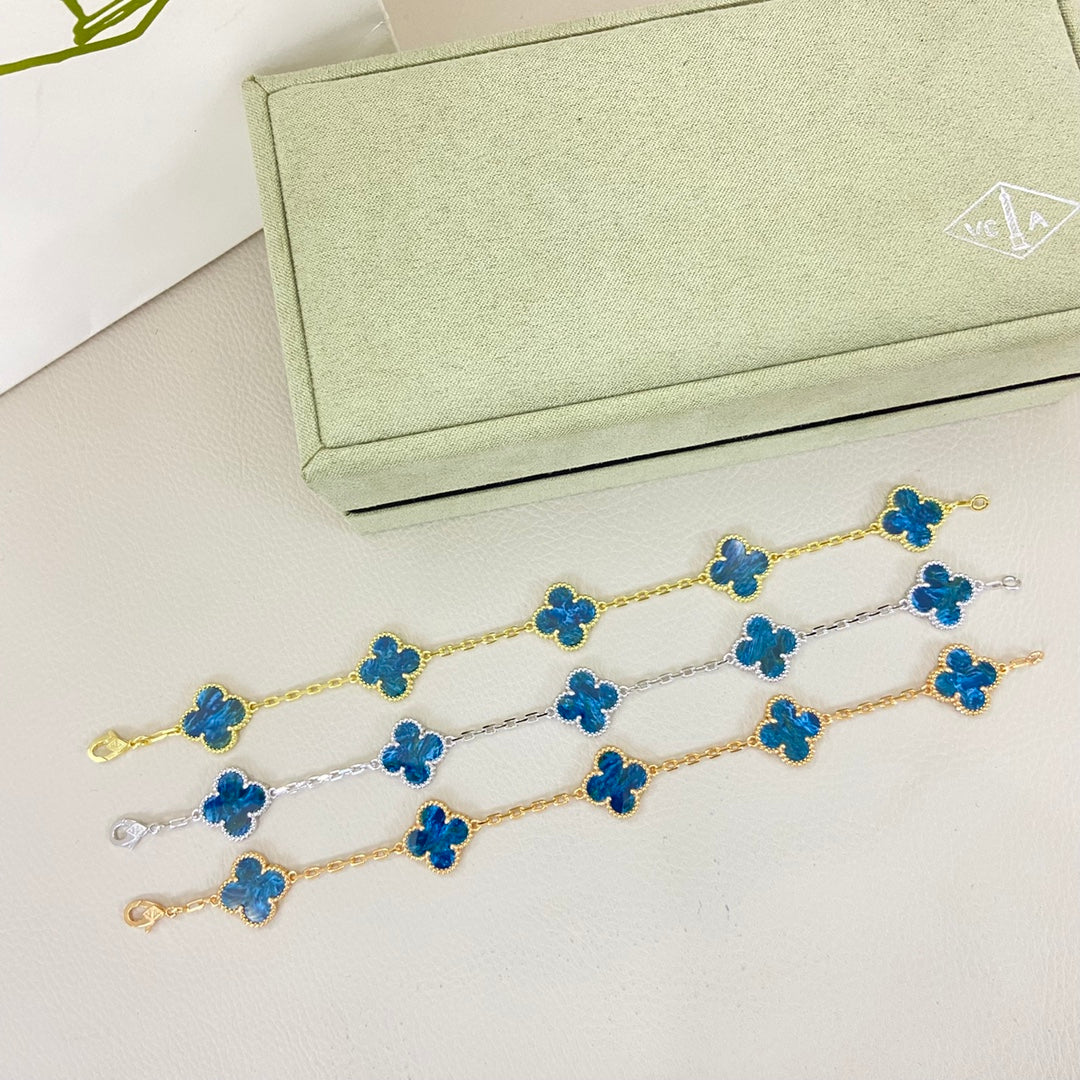 New Peter Green Five-Flower Bracelet