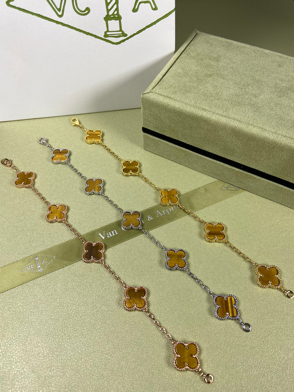 Tiger's Eye Marbled Bracelet