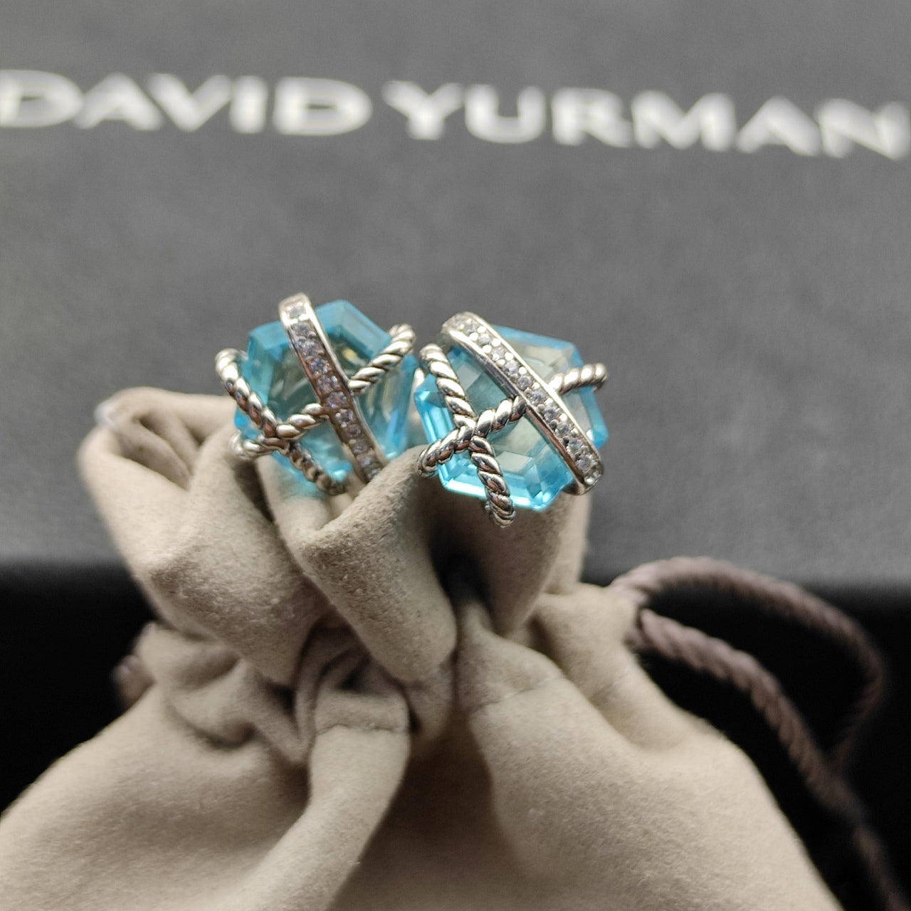 Pavé X-Frame Crystal Jewelry Set