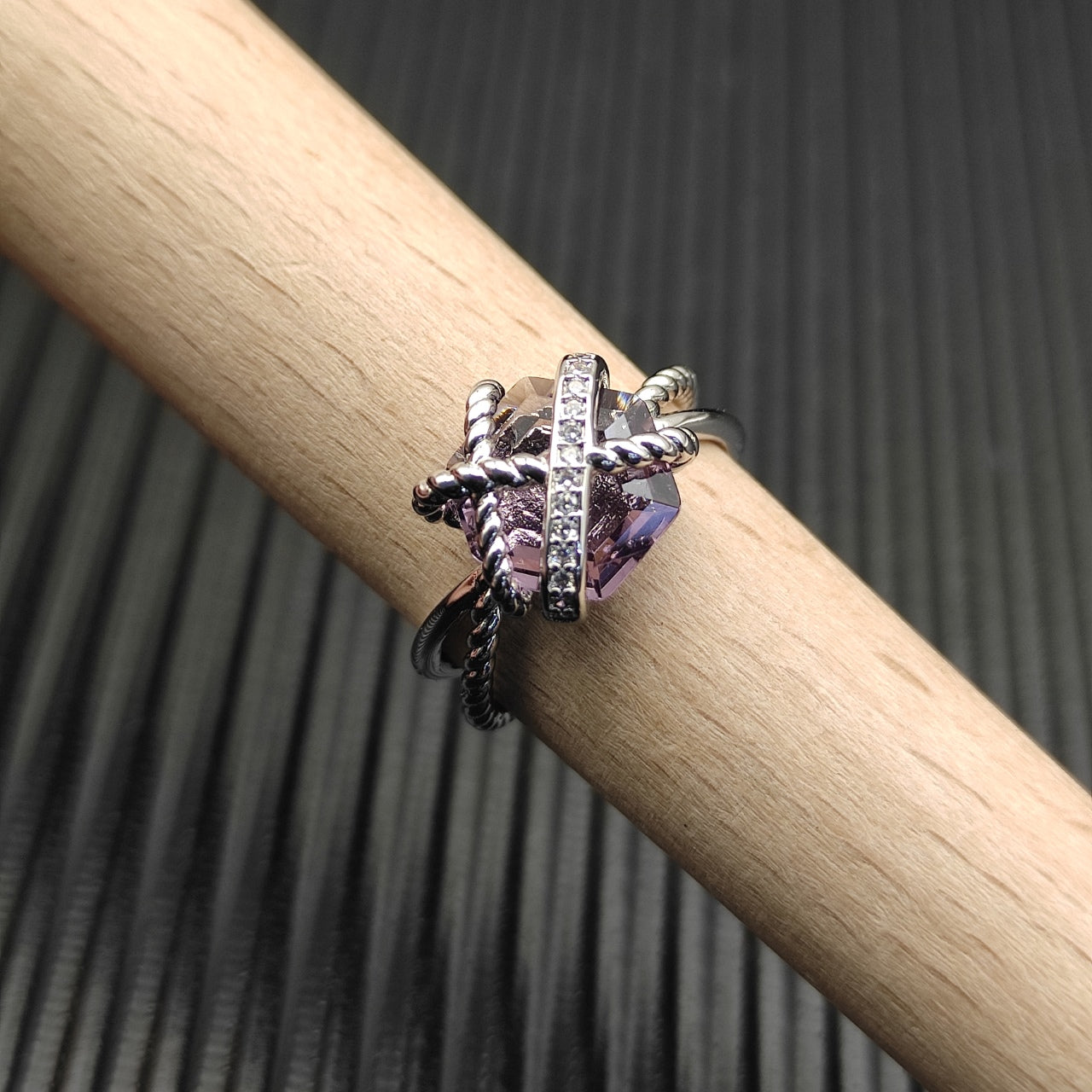 Pavé X-Frame Crystal Jewelry Set