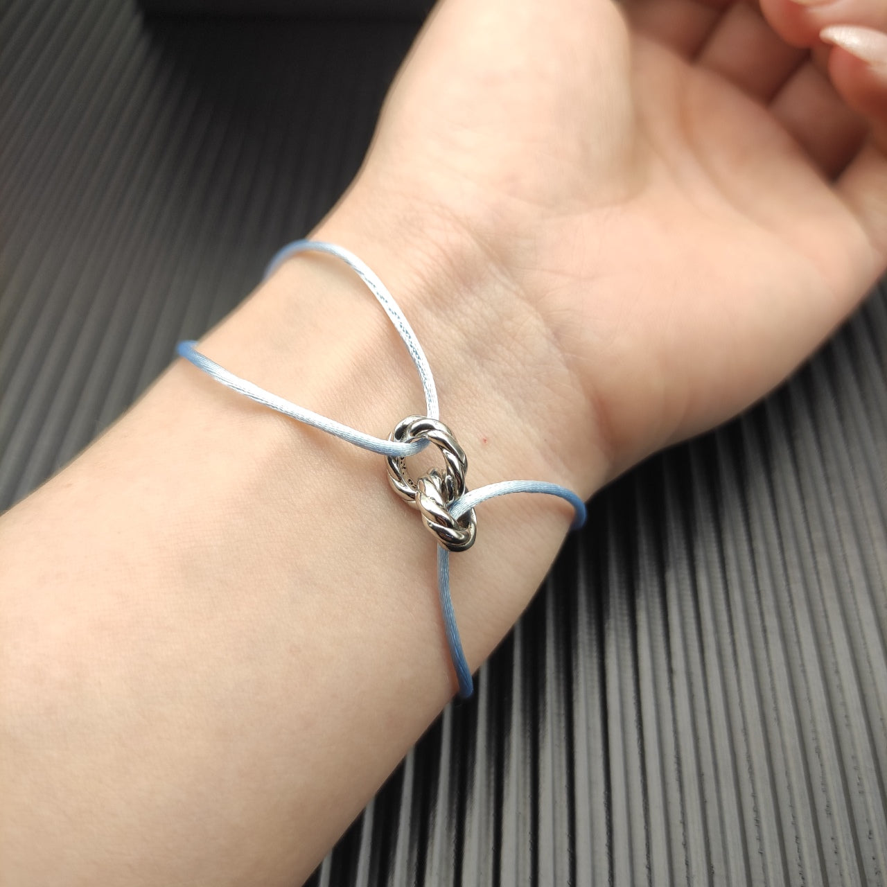 Interlocking Knot Cord Bracelet