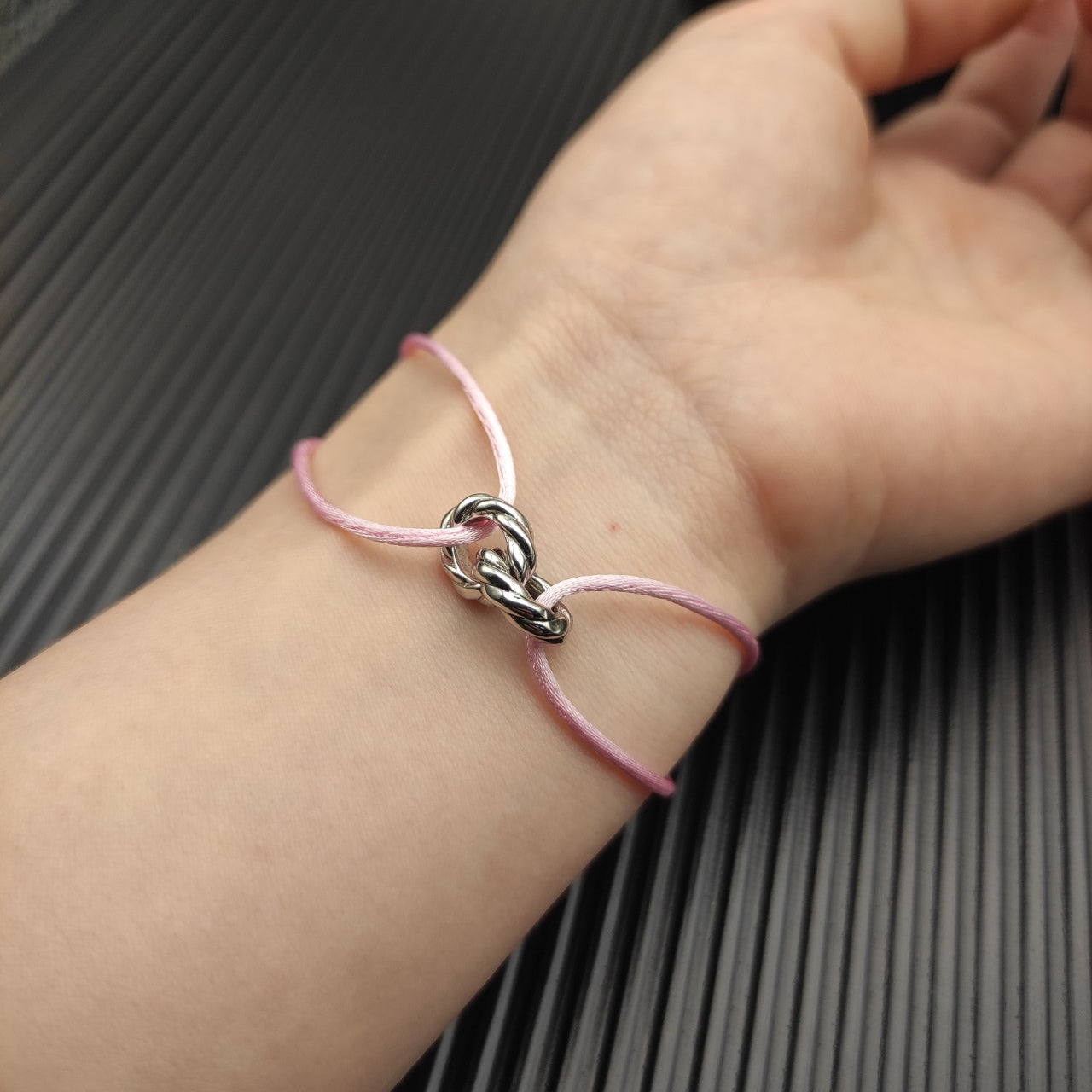 Interlocking Knot Cord Bracelet