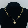 Crystal Snowflake Chain Jewelry Set