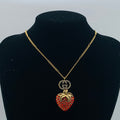 Red Strawberry Rhinestone Set